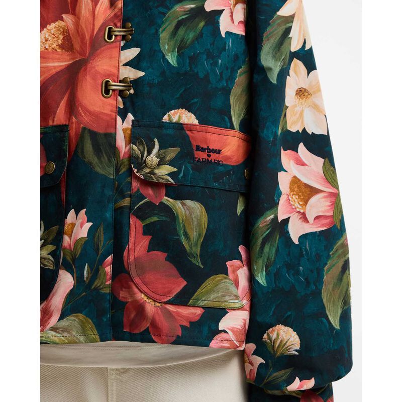 Barbour x FARM Rio Wild Flower Casual Jacket image number 2